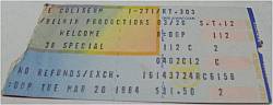 Golden Earring with 38 Special show ticket Cleveland - Richfield Coliseum.